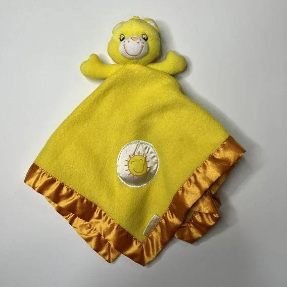 Care Bears Toys Vintage Care Bears Lovey Funshine Yellow Baby